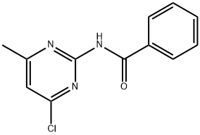 N-(4-chloro-6-methylpyrimidin-2-yl)benzamide Struktur