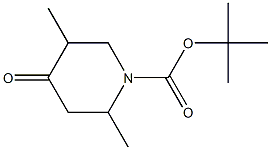 1-BOC-2,5-二甲基哌啶-4-酮,1204654-37-4,结构式