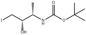 (S)-tert-butyl (2-hydroxy-3-iodopropyl)carbamate Struktur