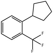 1-环戊基-2-(三氟甲基)苯, 1206125-14-5, 结构式