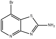 7-Bromothiazolo[4,5-b]pyridin-2-amine,1206248-63-6,结构式
