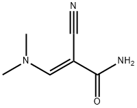 2-CYANO-3-(DIMETHYLAMINO)PROP-2-ENAMIDE 结构式