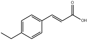 4-ethyl cinnamic acid 化学構造式