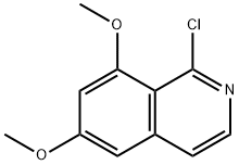 1-CHLORO-6,8-DIMETHOXYISOQUINOLINE Struktur