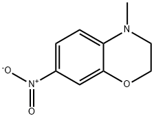 3,4-dihydro-4-methyl-7-nitro-2H-1,4-benzoxazine Struktur