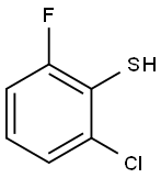 2-Chloro-6-fluorobenzenethiol Struktur