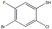 4-bromo-2-chloro-5-fluorobenzenethiol Struktur
