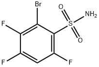 2-Bromo-3,4,6-trifluorobenzene sulfonamide,1208077-62-6,结构式