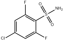4-CHLORO-2,6-DIFLUOROBENZENESULFONAMIDE,1208078-00-5,结构式