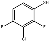 3-Chloro-2,4-difluorothiophenol Structure