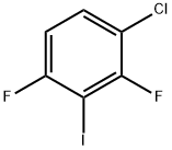 1-Chloro-2,4-difluoro-3-iodobenzene 化学構造式