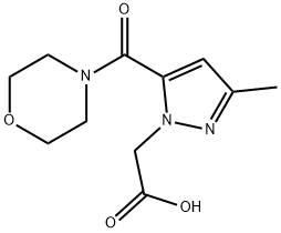 1210824-35-3 [3-Methyl-5-(morpholine-4-carbonyl)-pyrazol-1-yl]-acetic acid