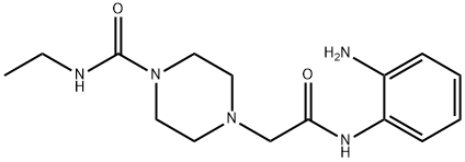 4-[(2-Amino-phenylcarbamoyl)-methyl]-piperazine-1-carboxylic acid ethylamide,1210824-38-6,结构式