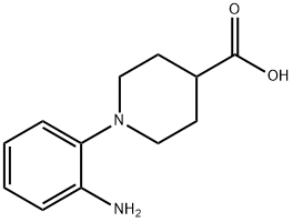 1-(2-Amino-phenyl)-piperidine-4-carboxylic acid,1210824-43-3,结构式