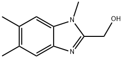 (1,5,6-trimethyl-1H-benzimidazol-2-yl)methanol Structure
