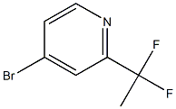 4-溴-2-(1,1-二氟乙基)吡啶 结构式