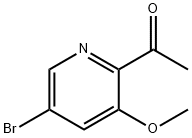 1-(5-Bromo-3-methoxypyridin-2-yl)ethanone, 1211521-17-3, 结构式