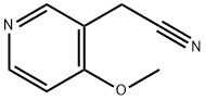 (4-methoxypyridin-3-yl)acetonitrile 化学構造式