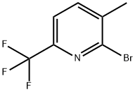 2-Bromo-3-methyl-6-(trifluoromethyl)pyridine Structure