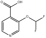 3-(Difluoromethoxy)isonicotinic acid Structure