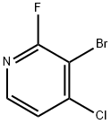 4-溴-3-氯-2-氟吡啶 结构式
