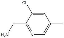 (3-chloro-5-methylpyridin-2-yl)methanamine Struktur