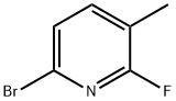 6-bromo-2-fluoro-3-methylpyridine 化学構造式