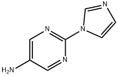 2-(1H-imidazol-1-yl)pyrimidin-5-amine Struktur