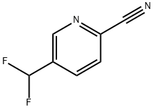 5-(Difluoromethyl)picolinonitrile,1211540-57-6,结构式