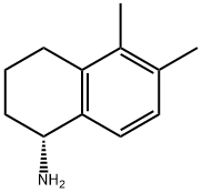 (1R)-5,6-DIMETHYL-1,2,3,4-TETRAHYDRONAPHTHYLAMINE 化学構造式