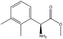 METHYL(2S)-2-AMINO-2-(2,3-DIMETHYLPHENYL)ACETATE 结构式