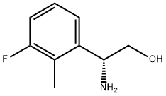 (2R)-2-AMINO-2-(3-FLUORO-2-METHYLPHENYL)ETHAN-1-OL 化学構造式