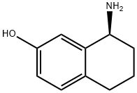 (8S)-8-AMINO-5,6,7,8-TETRAHYDRONAPHTHALEN-2-OL Struktur