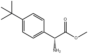 METHYL(2R)-2-AMINO-2-[4-(TERT-BUTYL)PHENYL]ACETATE Structure