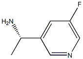 (1S)-1-(5-FLUORO(3-PYRIDYL))ETHYLAMINE Struktur
