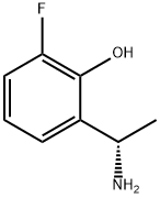 2-((1S)-1-AMINOETHYL)-6-FLUOROPHENOL Struktur