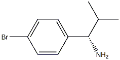 (1S)-1-(4-BROMOPHENYL)-2-METHYLPROPYLAMINE 化学構造式