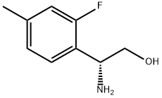 (2R)-2-AMINO-2-(2-FLUORO-4-METHYLPHENYL)ETHAN-1-OL Struktur