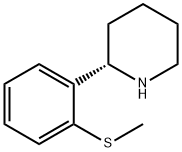 (S)-2-(2-(methylthio)phenyl)piperidine Structure