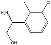 (2R)-2-AMINO-2-(3-CHLORO-2-METHYLPHENYL)ETHAN-1-OL Struktur