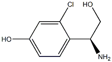 (S)-4-(1-氨基-2-羟乙基)-3-氯苯酚,1213394-24-1,结构式