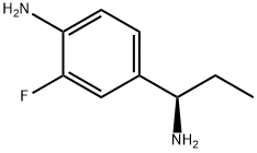 4-((1R)-1-AMINOPROPYL)-2-FLUOROPHENYLAMINE Structure