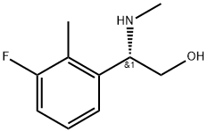 (2S)-2-(3-FLUORO-2-METHYLPHENYL)-2-(METHYLAMINO)ETHAN-1-OL Structure