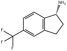 (1R)-5-(TRIFLUOROMETHYL)INDANYLAMINE 化学構造式