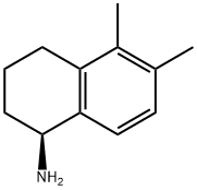 (1S)-5,6-DIMETHYL-1,2,3,4-TETRAHYDRONAPHTHYLAMINE 化学構造式