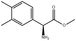 METHYL(2S)-2-AMINO-2-(3,4-DIMETHYLPHENYL)ACETATE Structure