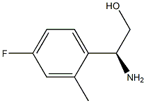 (2S)-2-AMINO-2-(4-FLUORO-2-METHYLPHENYL)ETHAN-1-OL Struktur