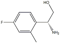 (2R)-2-AMINO-2-(4-FLUORO-2-METHYLPHENYL)ETHAN-1-OL Structure