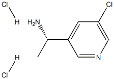 (1S)-1-(5-CHLORO(3-PYRIDYL))ETHYLAMINE DIHYDROCHLRIDE Structure