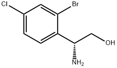 (2R)-2-AMINO-2-(2-BROMO-4-CHLOROPHENYL)ETHAN-1-OL Structure